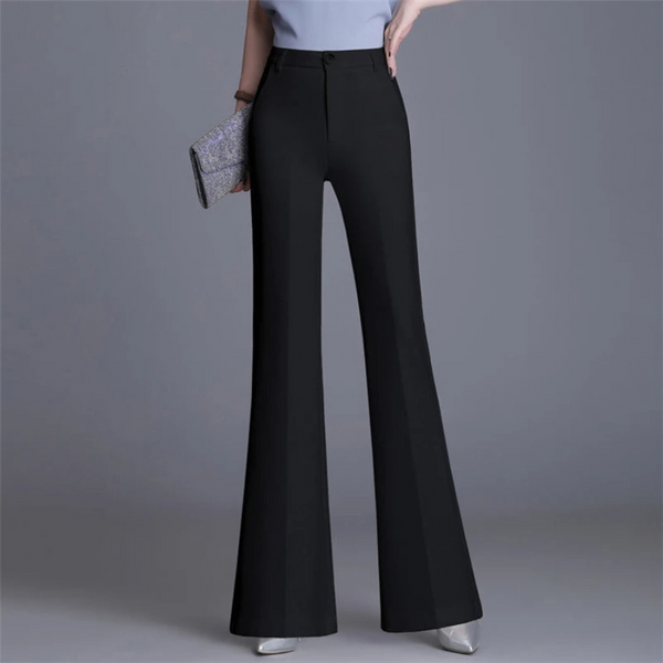 Elegante Enganliegende Schlaghose mit Hohem Bund für Damen | Ideal für Alle Jahreszeiten