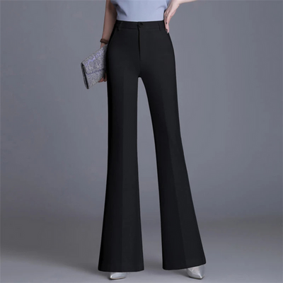 Elegante Enganliegende Schlaghose mit Hohem Bund für Damen | Ideal für Alle Jahreszeiten