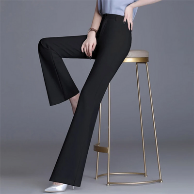 Elegante Enganliegende Schlaghose mit Hohem Bund für Damen | Ideal für Alle Jahreszeiten