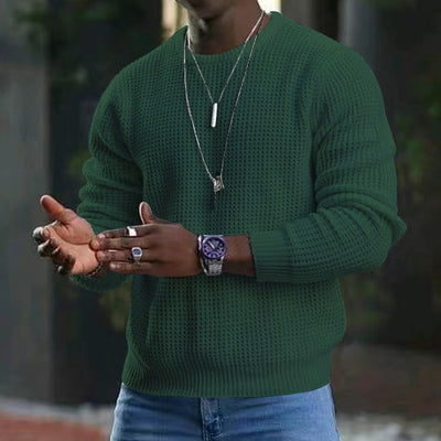 Variant image for Herren Vielseitiger Baumwollpullover mit Rundhalsausschnitt-11