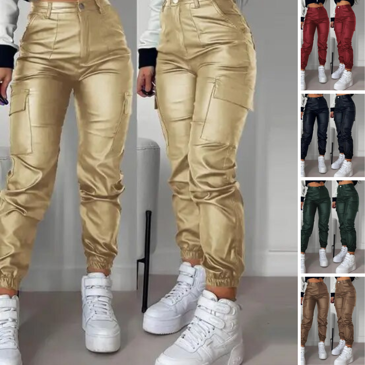 Gold, Schwarz, Rot, Armeegrün, Braun