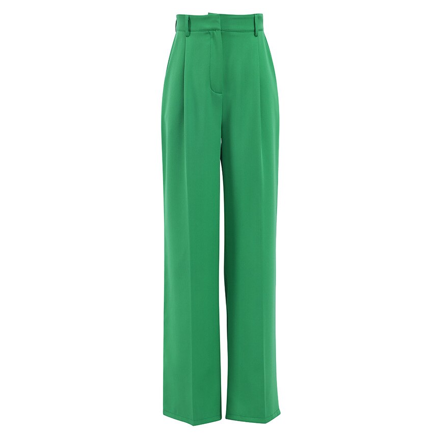Elegante High-Waist-Hose Mit Weitem Bein Für Damen |  Perfekt für lässige Tage