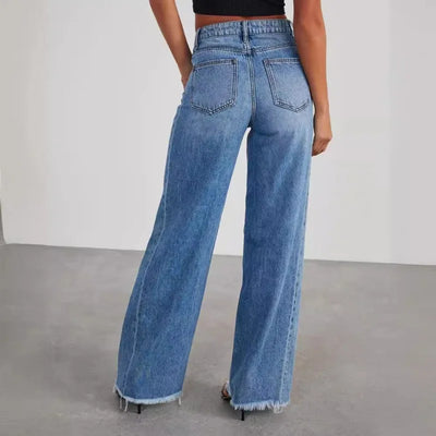 Bella - Jeans mit hohem Bund und weitem Bein