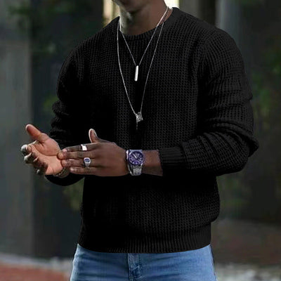 Variant image for Herren Vielseitiger Baumwollpullover mit Rundhalsausschnitt-16